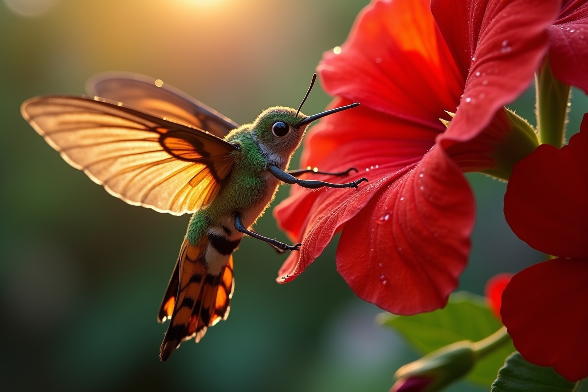 colibri insecte